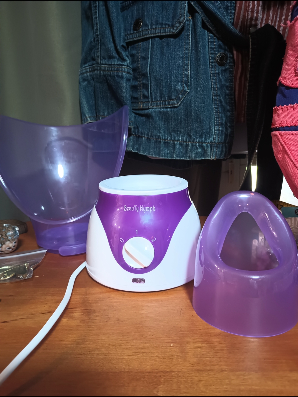 Adult Facial Steamer - Purple & White